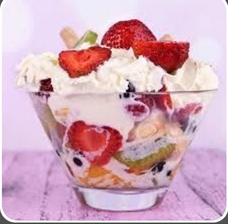 زبادي فواكه قطع +عسل فريش المامون