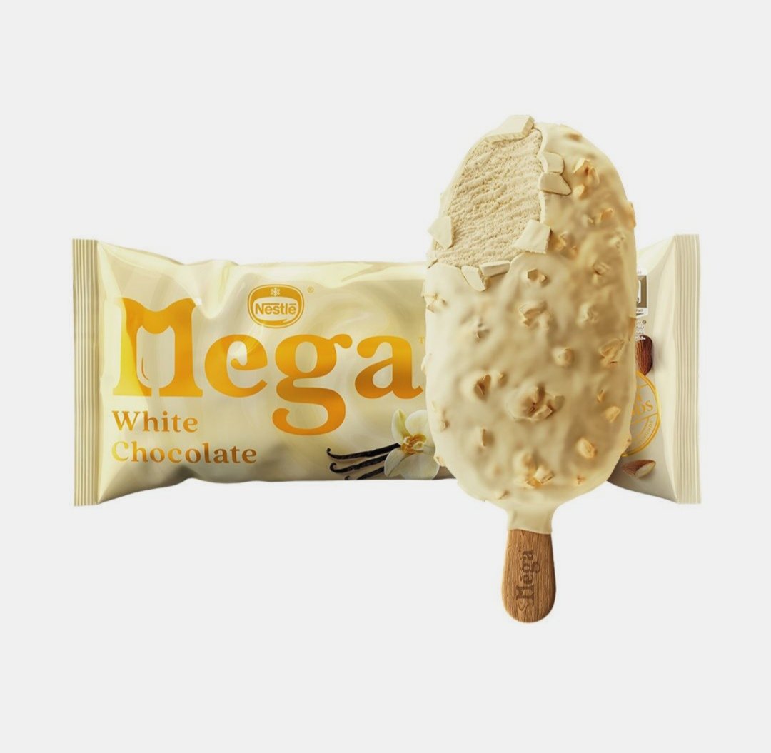 نستله ميجا ايس كريم وايت 95 مل