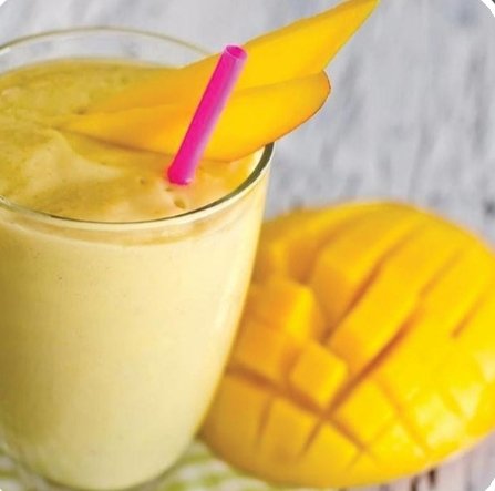 عصير مانجو حليب .               مانجه مكس حليب