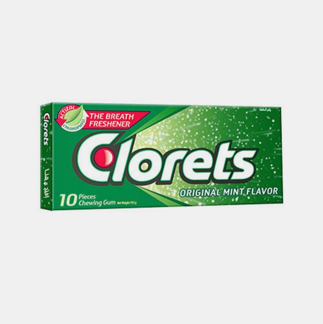 لبان كلورتس نعناع اصلي 10 قطع