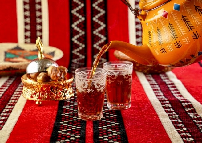 براد شاي احمر نعناع