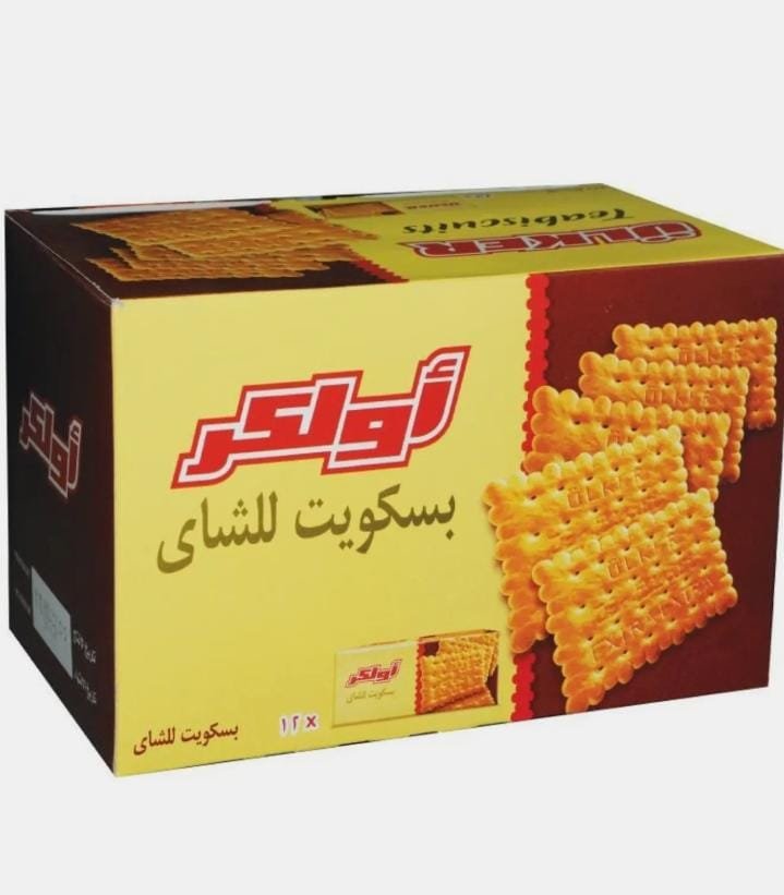 علبة بسكويت الشاي اولكر 50 * 12 جرام