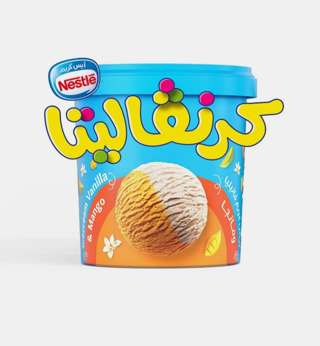 كارنفاليتا مانجا ايس كريم عائلي 850 مل