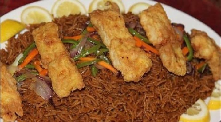 ارز مع فيليه مع طحينه