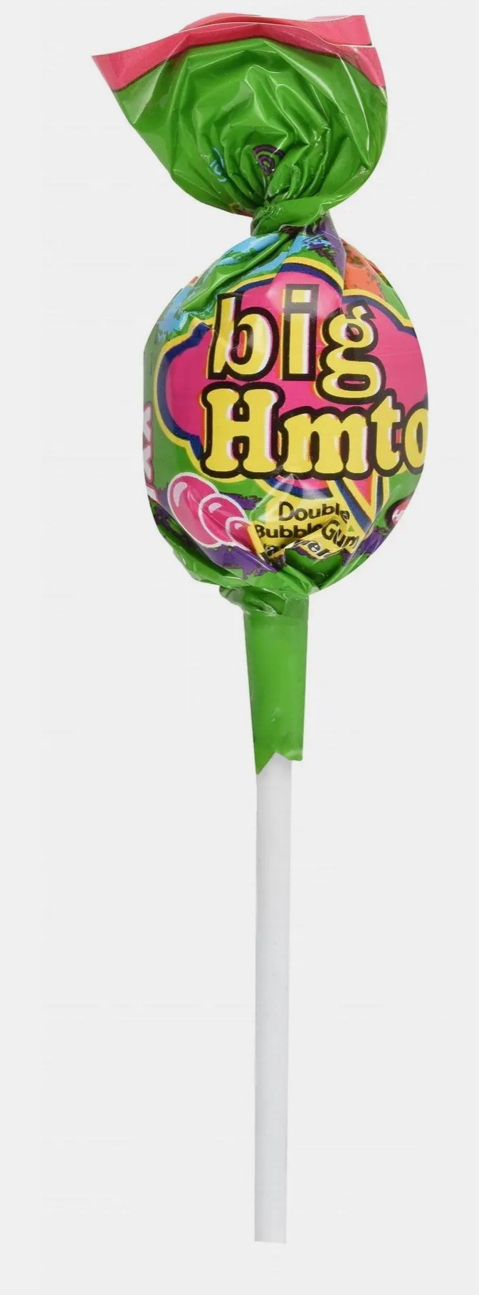 بيج همتو مصاصة علكة مزدوجة بنكهه الفراولة 1 قطعة