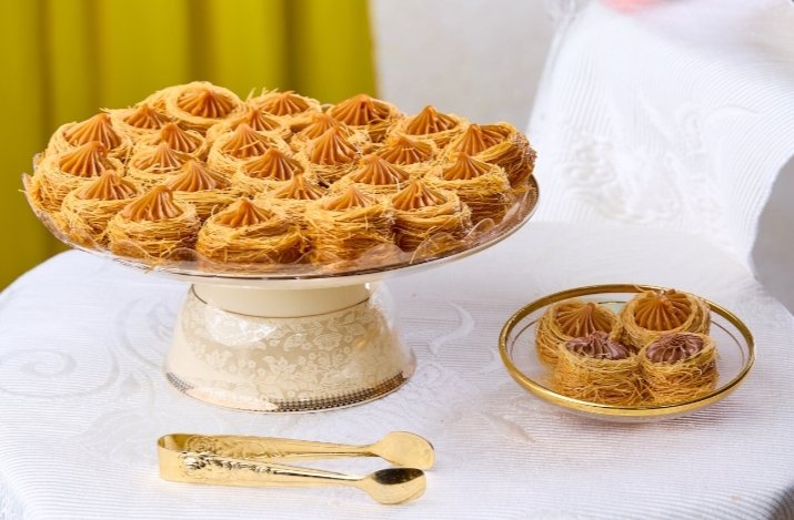 كنافه عش كراميل