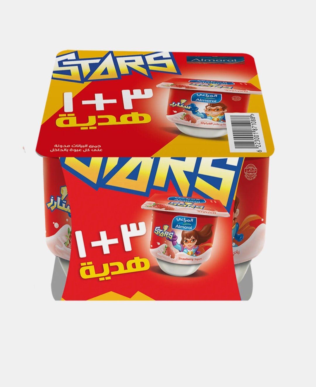 المراعي زبادي فراولة 105 جم 3+1 ق