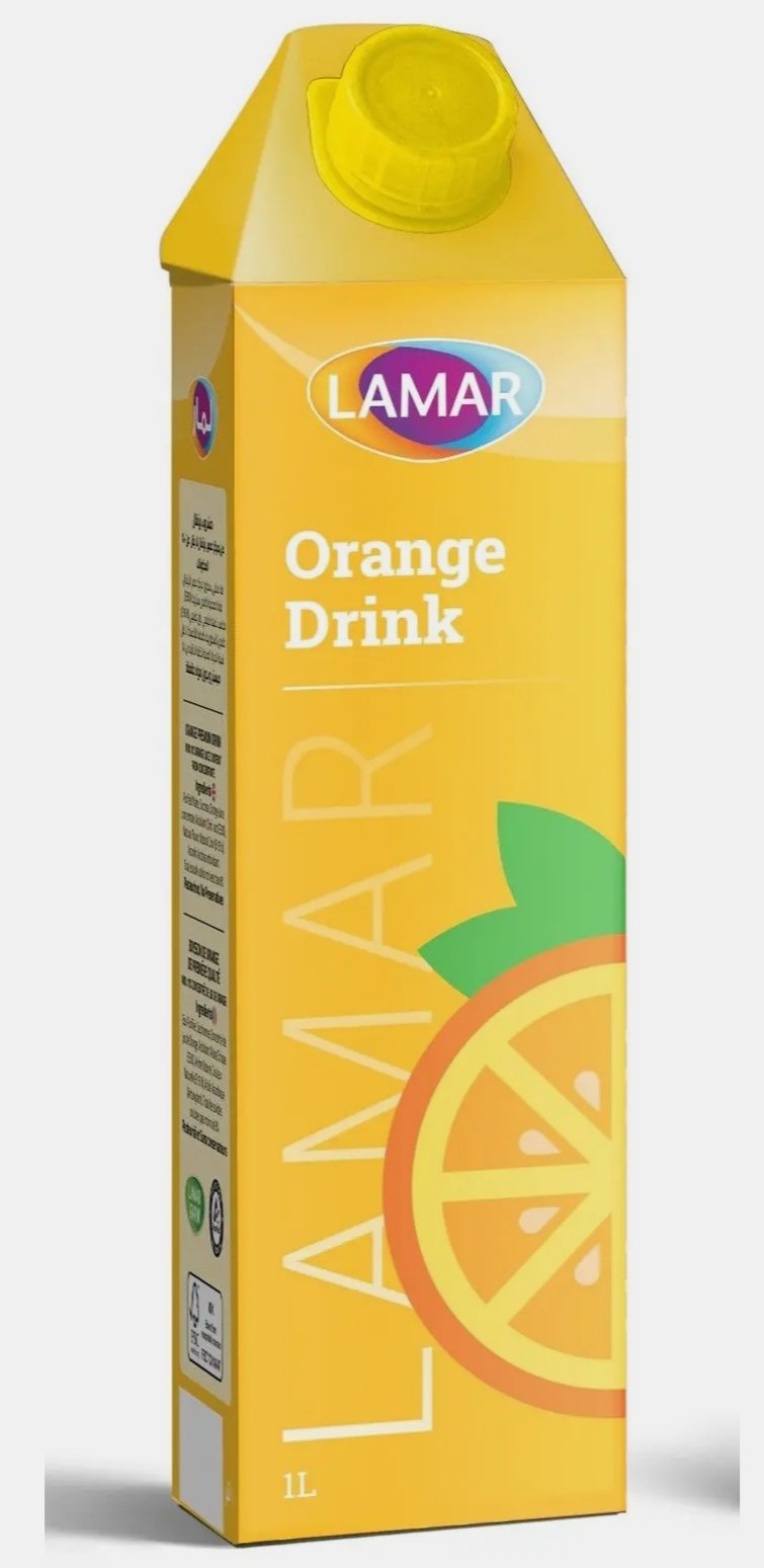 لامار شراب برتقال 1 لتر