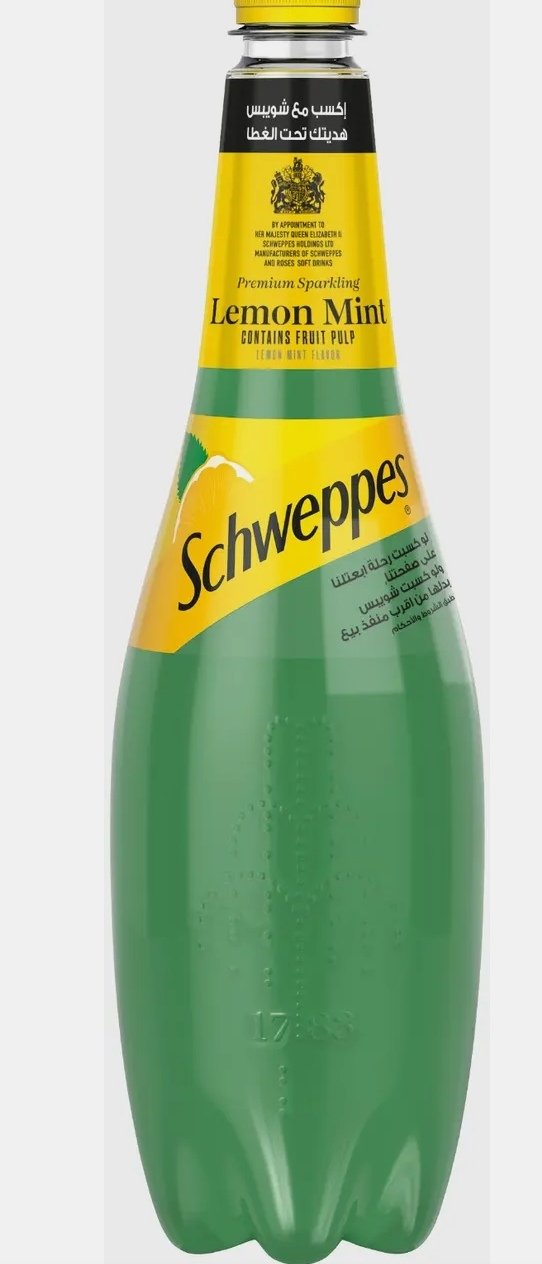 شوبيس مشروب فوار بنكهه الليمون والنعناع في عبوة بلاستيكية 0.95 لتر