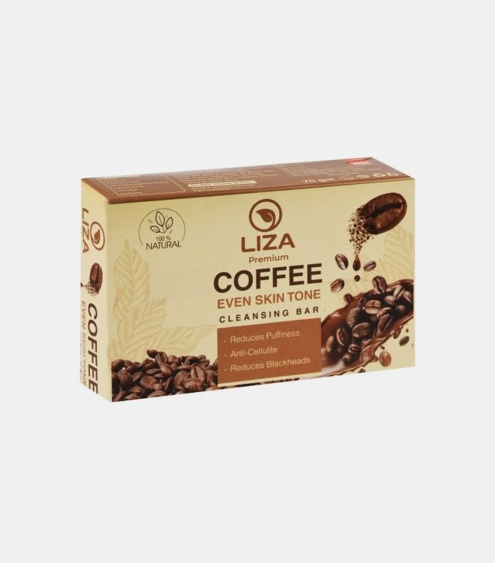 LIZA PREMIUM COFFEE EXTRACT SOAP BAR 70 G